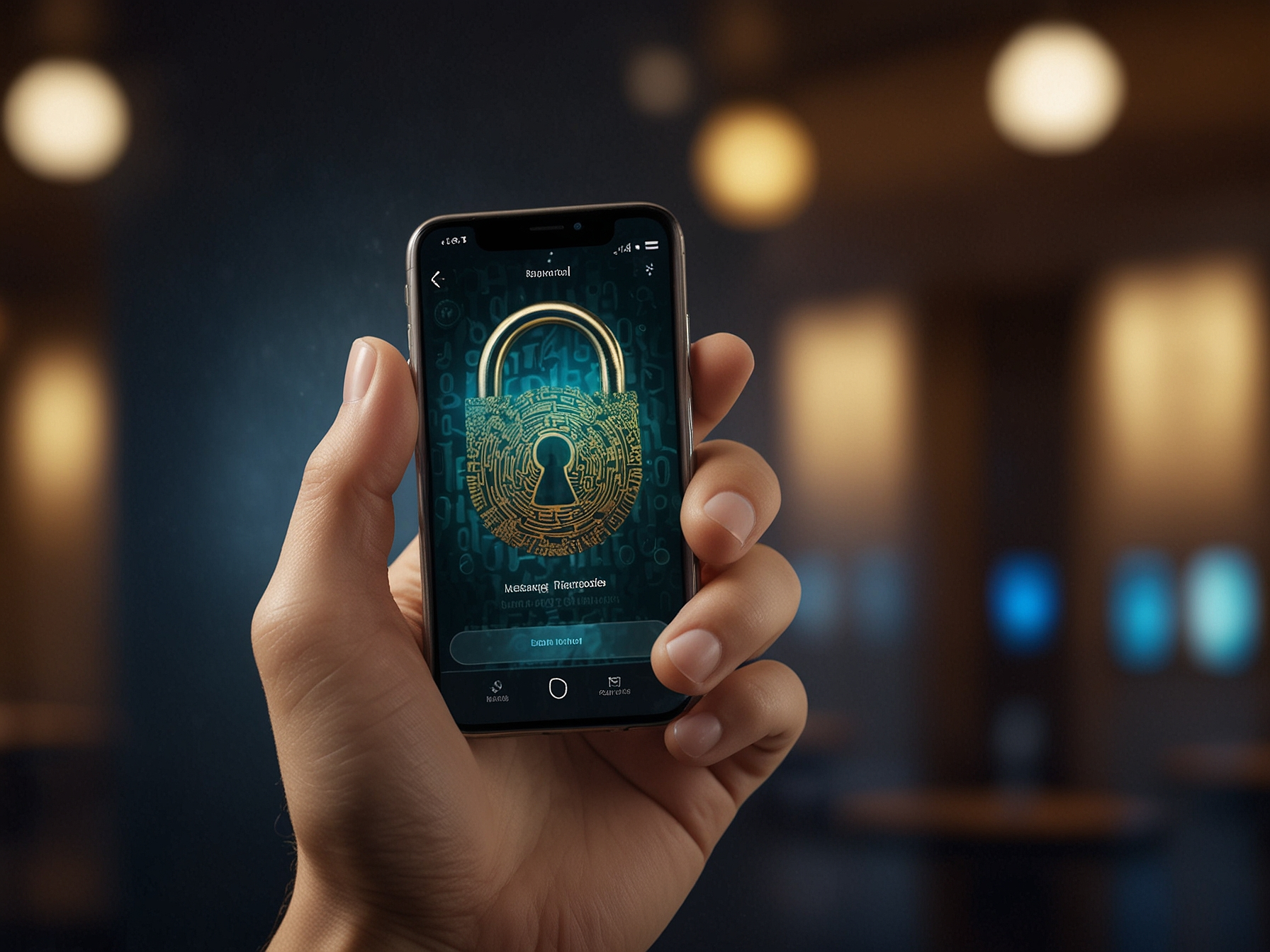 Secure login illustration