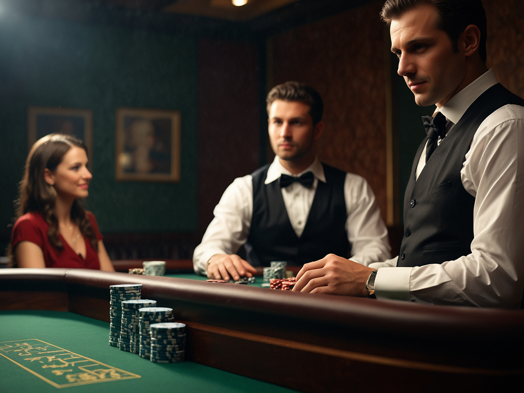 Live casino visual